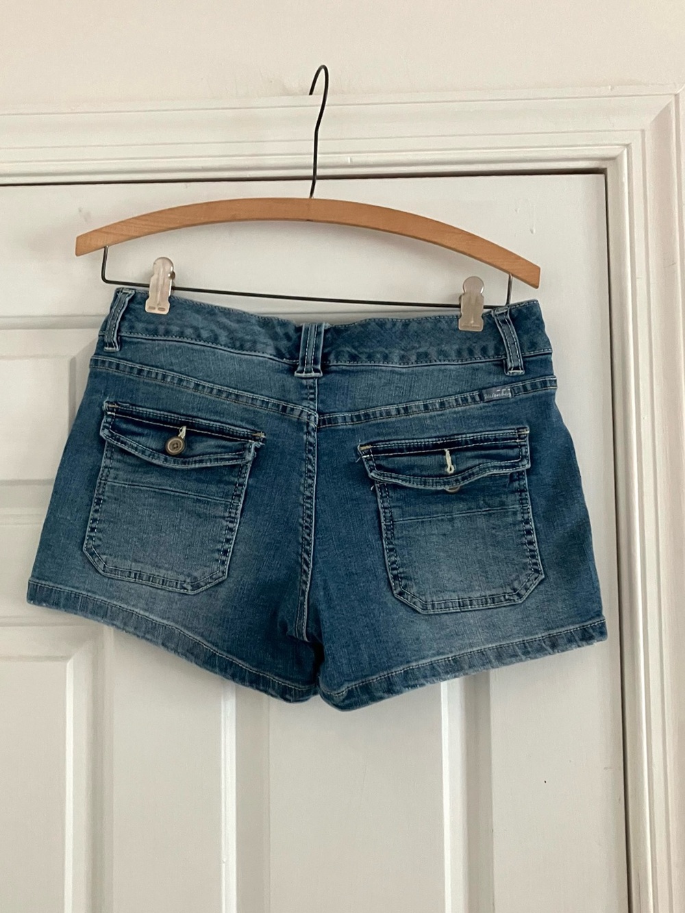 Vintage UnionBay Delaney Y2k Casual Boho Festival Utility Denim Shorts-Size 5 - Picture 7 of 10